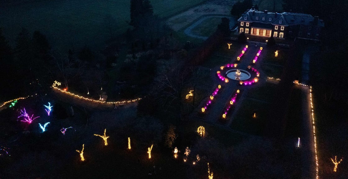 Drone Image of Lights