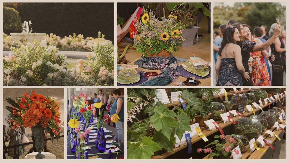 New England Fall Flower Show Collage